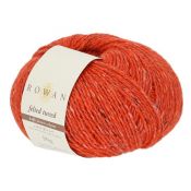 Felted tweed orange