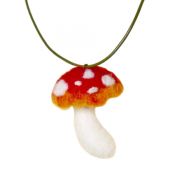 Collier sautoir champignon