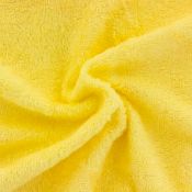 Tissu éponge jaune