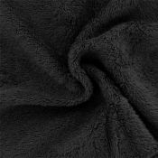Tissu éponge noir