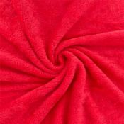 Tissu éponge rouge vif