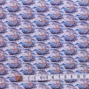 Tissu Liberty Samols bleu