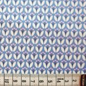 Tissu motif bleu