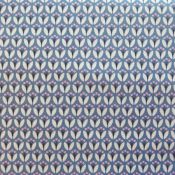 Tissu motif bleu
