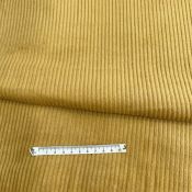Tissu velours moutarde