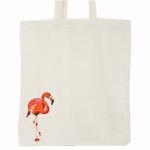 Broderie flamant rose