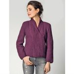 Pull femme col châle